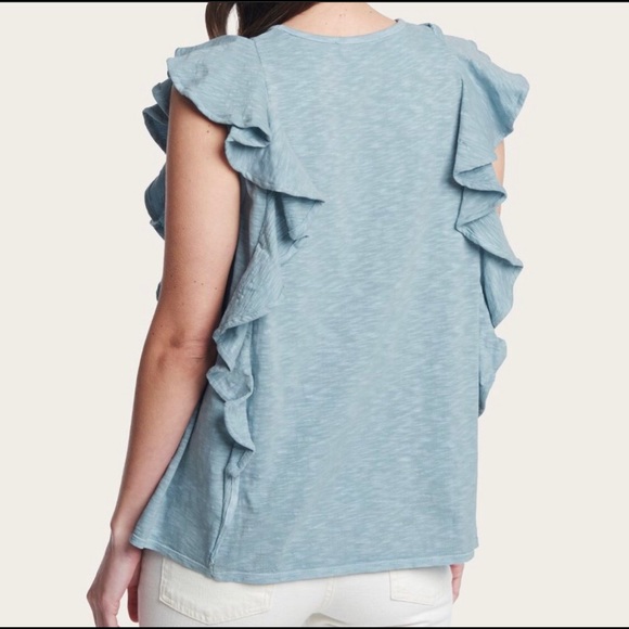 NWOT Frye Ruffled Top - Picture 2 of 6